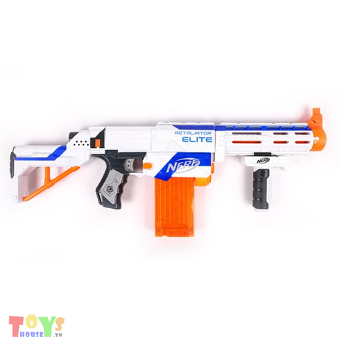  Súng Nerf 4 trong 1 N-strike Retaliator màu trắng 