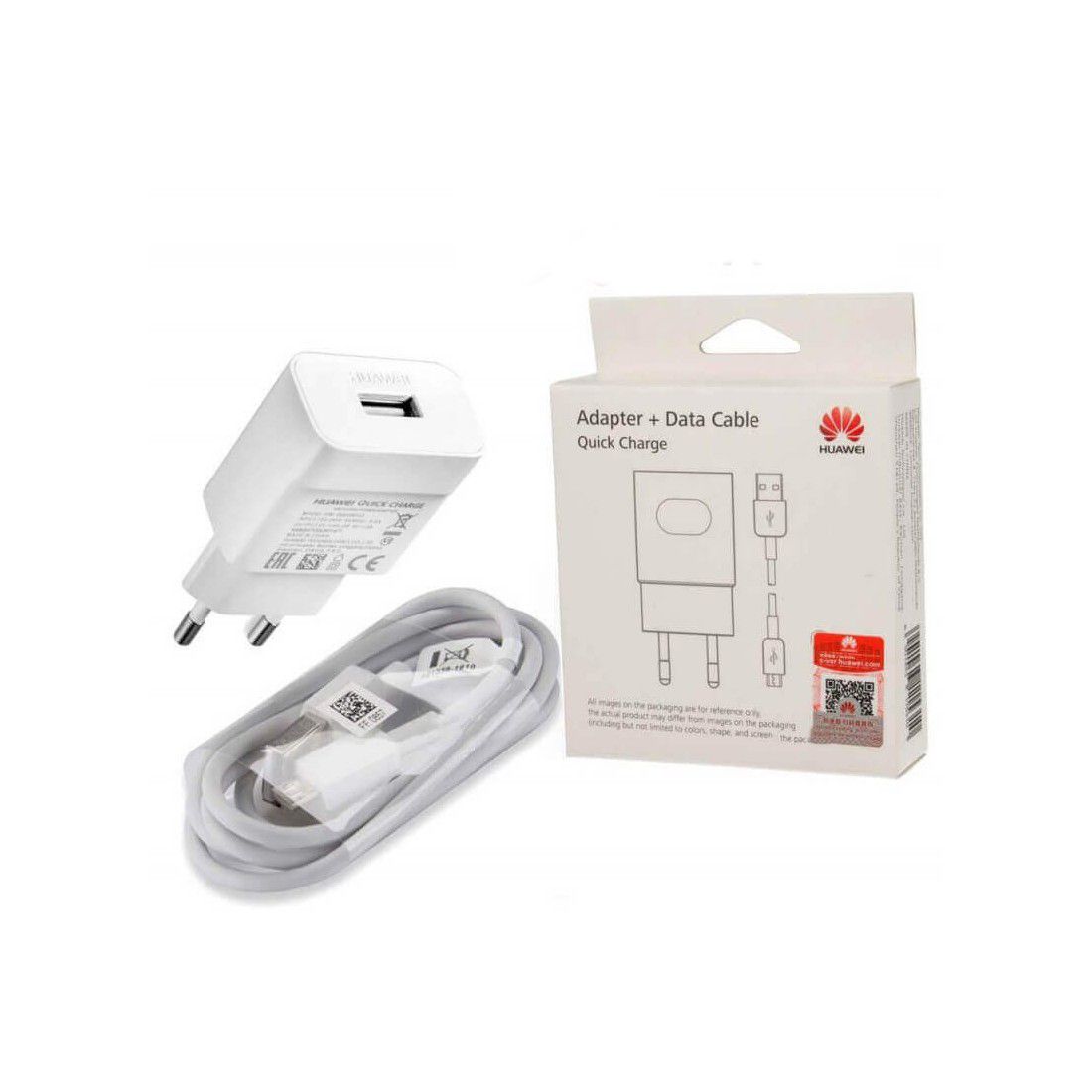 Cục sạc nhanh kèm cáp dữ liệu USB HUAWEI 2A (AP32)