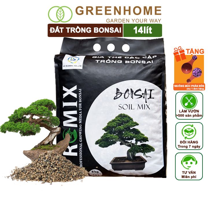 Đất Trồng Cây Bonsai Promix, Trộn Sẵn, Tiện Dụng, Giữ Ẩm Tốt, Thoáng Khí, Rễ Khoẻ, Thân To