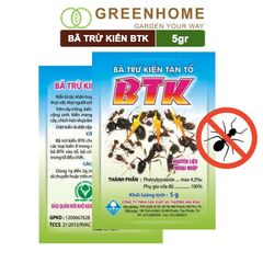 Thuốc diện kiến tận ổ BTK, gói 5gr, hiệu quả cao, dễ sử dụng, tác dụng lâu dài