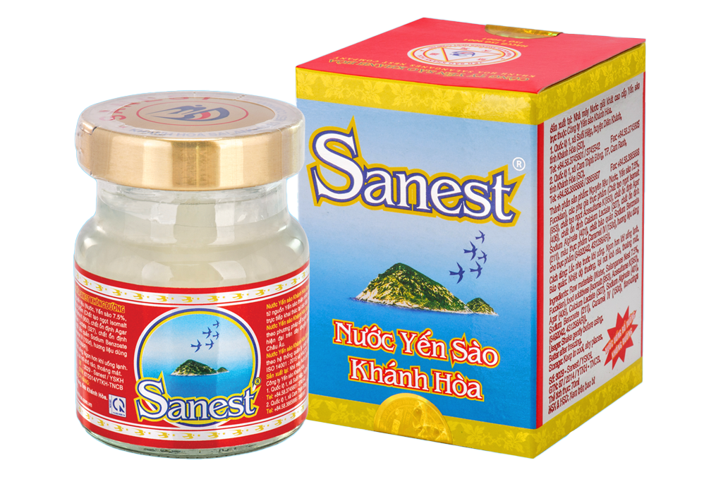  Nước Yến sào Sanest lọ kiêng không đường 70ml, 1 lọ 