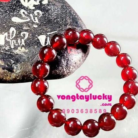 vòng tay phong thủy, vòng tay mệnh hỏa, vòng tay đá garnet hồng lựu, vòng tay mệnh thổ