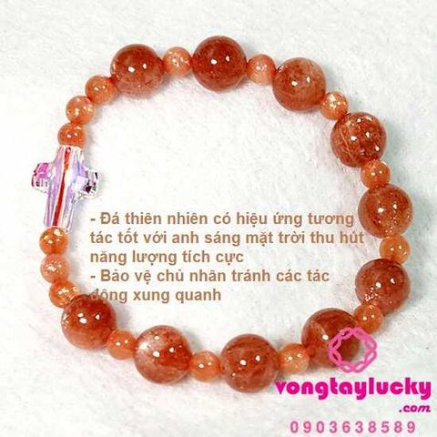 chuỗi mân côi đá mặt trời, vòng tay công giáo, vòng tay phong thủy, vòng tay mệnh thổ, vòng tay mệnh hỏa