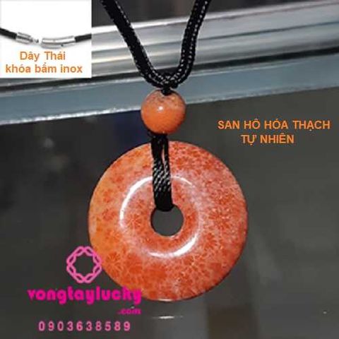 dây chuyền đồng điếu, san hô đỏ, san hô hóa thạch, mặt dây chuyền, dây cổ đồng điếu, san hô đỏ đồng điếu,