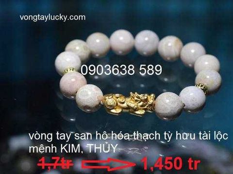 vòng tay tỳ hưu, vòng tay mệnh kim, vòng tay san hô hóa thạch,vòng tay mệnh thủy, vòng tay nam