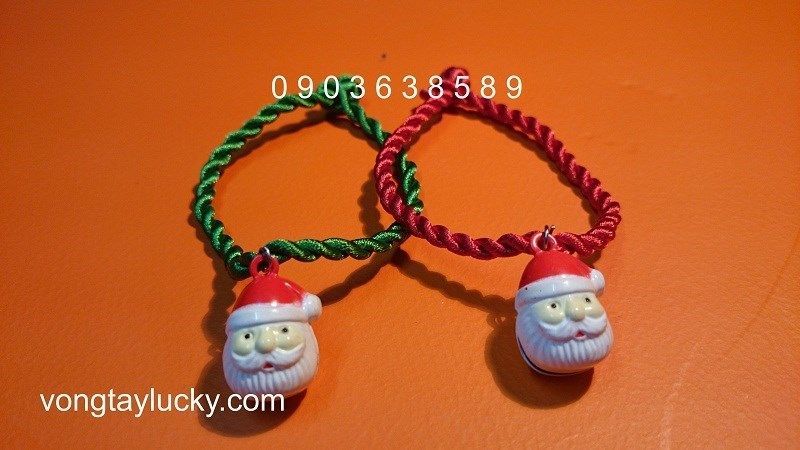 [Độc đáo]Vòng tay may mắn cặp đôi cho mùa Noel  chỉ có tại vongtaylucky.com