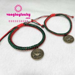 vòng tay cặp đôi, vòng nguyệt quế, vòng tay may mắn, vòng tay cung hoàng đạo, vòng tay handmade, vòng tay chỉ đỏ