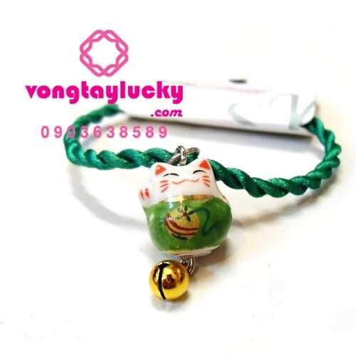 [HOT] Vòng tay mèo may mắn MS0058 MANEKI NEKO MS0059 đặc biệt cho mùa thi XANH LÁ CÂY