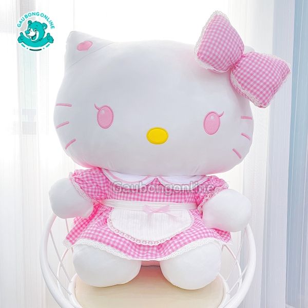 Gấu Bông Hello Kitty Váy Yếm