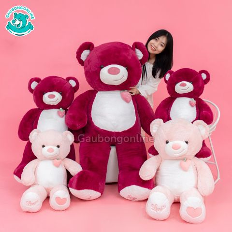 Gấu Bông Teddy Ngực Quả Dâu