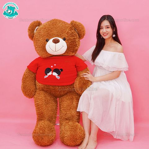 Gấu Bông Teddy Len Kiss 1m6