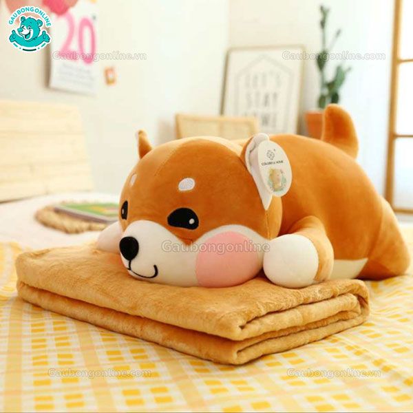 Gối Mền - Chó Shiba Nằm