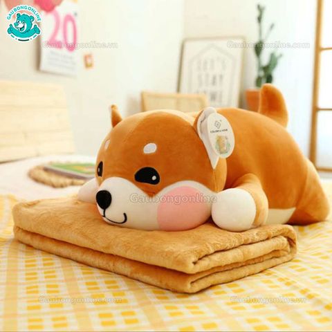 Gối Mền - Chó Shiba Nằm