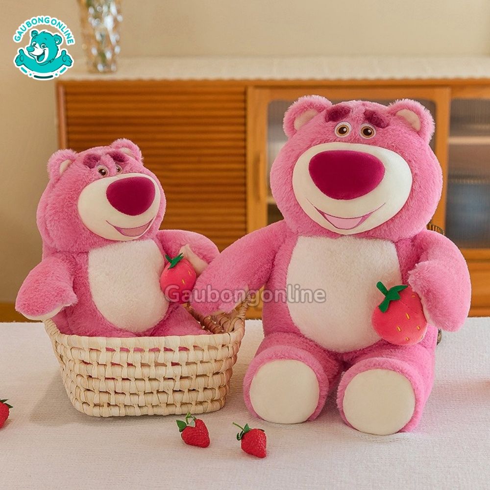 Gấu Bông Lotso Cầm Dâu Tây