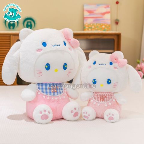 Mèo Bông Hello Kitty Mũ Thỏ Melody