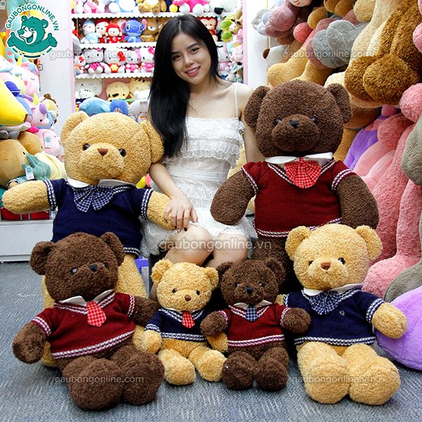 Gấu bông Teddy- Cà Vạt