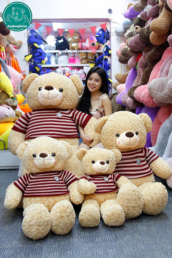 Gấu bông Teddy - Logo Baby