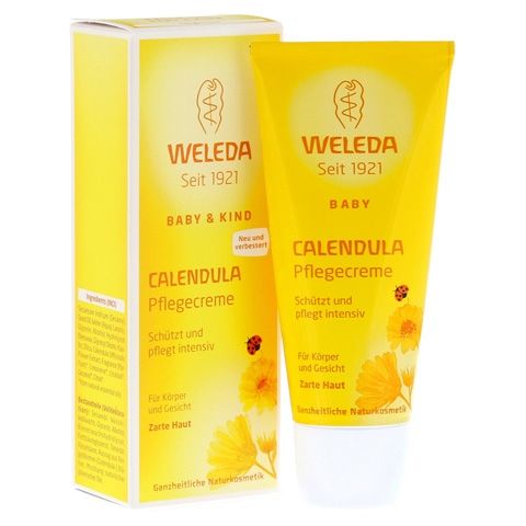  Calendula Pflegecreme 
(Schuezt und pflegt intensiv fuer Koerper und Gesicht) 