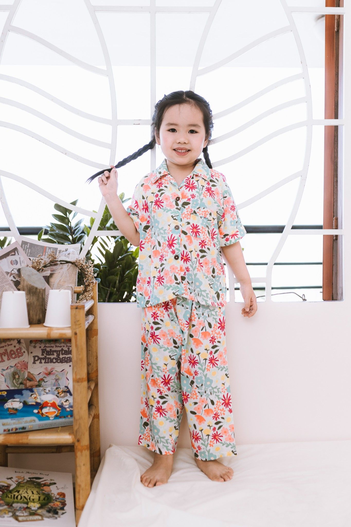 Pyjamas Bé Hoa Xuân