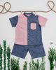 PINK MIX DENIM BOY SET