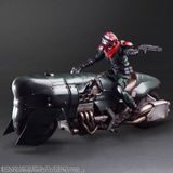  Final Fantasy VII REMAKE PLAY ARTS KAI Elite Motorcycle Security Officer & Motorcycle Set 