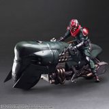  Final Fantasy VII REMAKE PLAY ARTS KAI Elite Motorcycle Security Officer & Motorcycle Set 