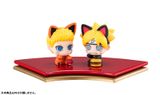  Petit Chara Land Maneki-Neko BORUTO NARUTO NEXT GENERATIONS Oyako Maneki-Neko Dattebasa! Set of 2 Mascot Figures 