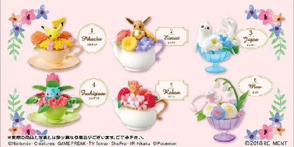  Pokemon - Floral Cup Collection 6Pack BOX 