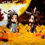  Anime "The Master of Diabolism" Wei Wuxian & Lan Wangji Set Fuguiyaoyue Mid-Autumn Ver. Deformed Figure 2pc Set 