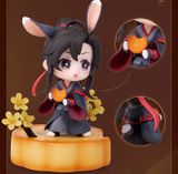  Anime "The Master of Diabolism" Wei Wuxian & Lan Wangji Set Fuguiyaoyue Mid-Autumn Ver. Deformed Figure 2pc Set 