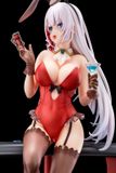  1/6 The Demon Sword Master of Excalibur Academy Riselia Ray Crystalia wearing crimson bunny costume with Nip Slip Gimmick System 