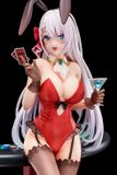  1/6 The Demon Sword Master of Excalibur Academy Riselia Ray Crystalia wearing crimson bunny costume with Nip Slip Gimmick System 