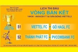 Nhận định trước vòng Bán kết Giải bóng đá mùa xuân Cup Viettel 2 lần thứ nhất