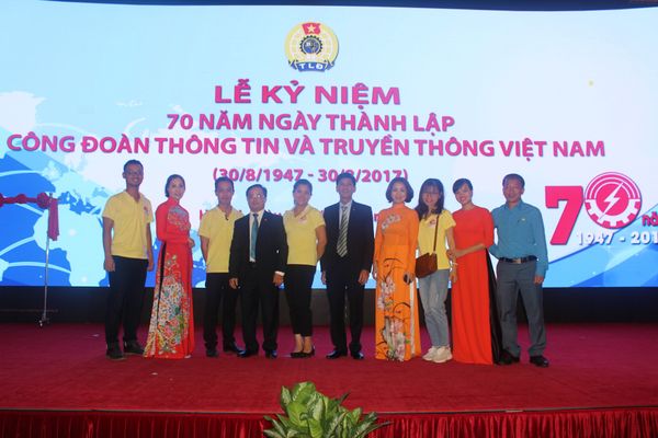 Lễ kỉ niệm 70 năm ngày thành lập Công đoàn Thông Tin và Truyền Thông Việt Nam