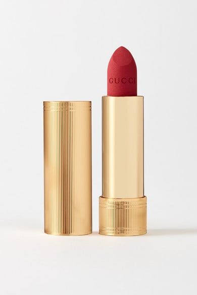 Son Lì Gucci Rouge À Lèvres Voile Mat Màu 25 Goldie Red ( NEW)
