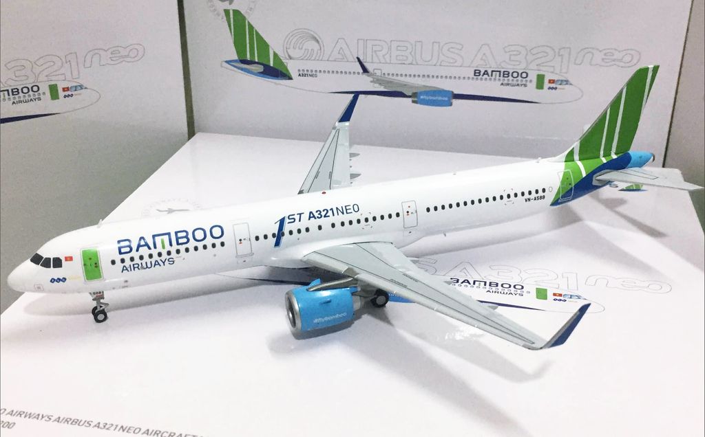 Bamboo Airways Airbus A321neo VN-A588 1st A321neo JC Wings 1:200 JC2BAV296 XX2296