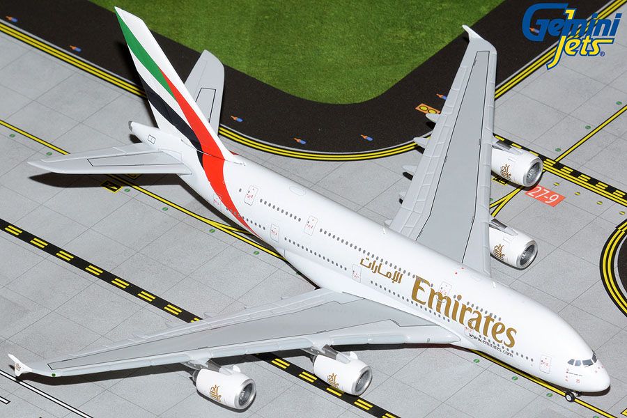 Emirates Airbus A380 A6-EVC GeminiJets 1:400 GJUAE2175