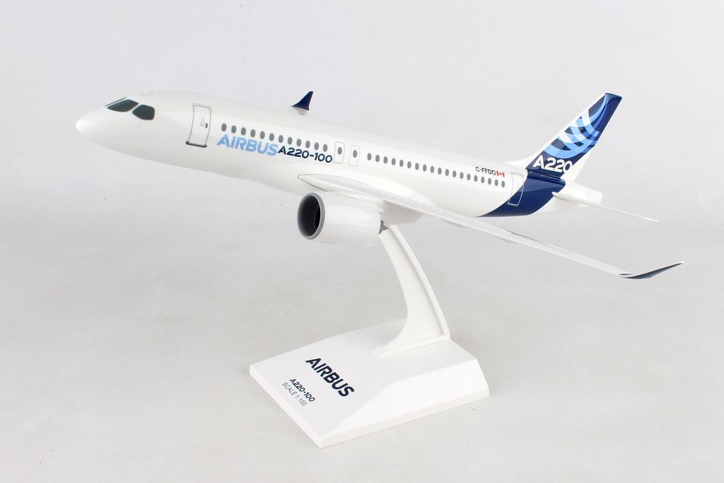 Mô Hình Máy Bay Airbus House Airbus A220-100 C-FFDO | Skymarks 1:100