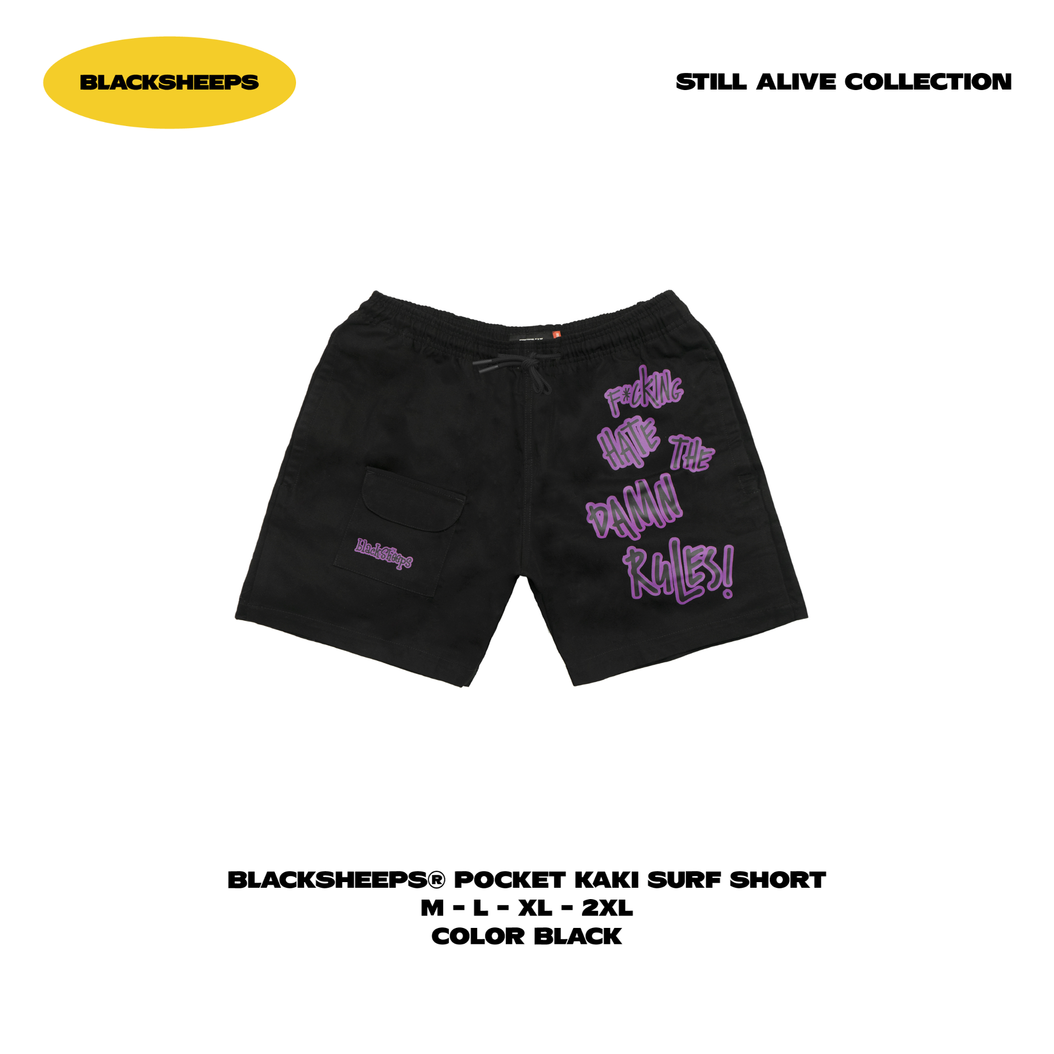 BLACKSHEEPS SURF SHORT