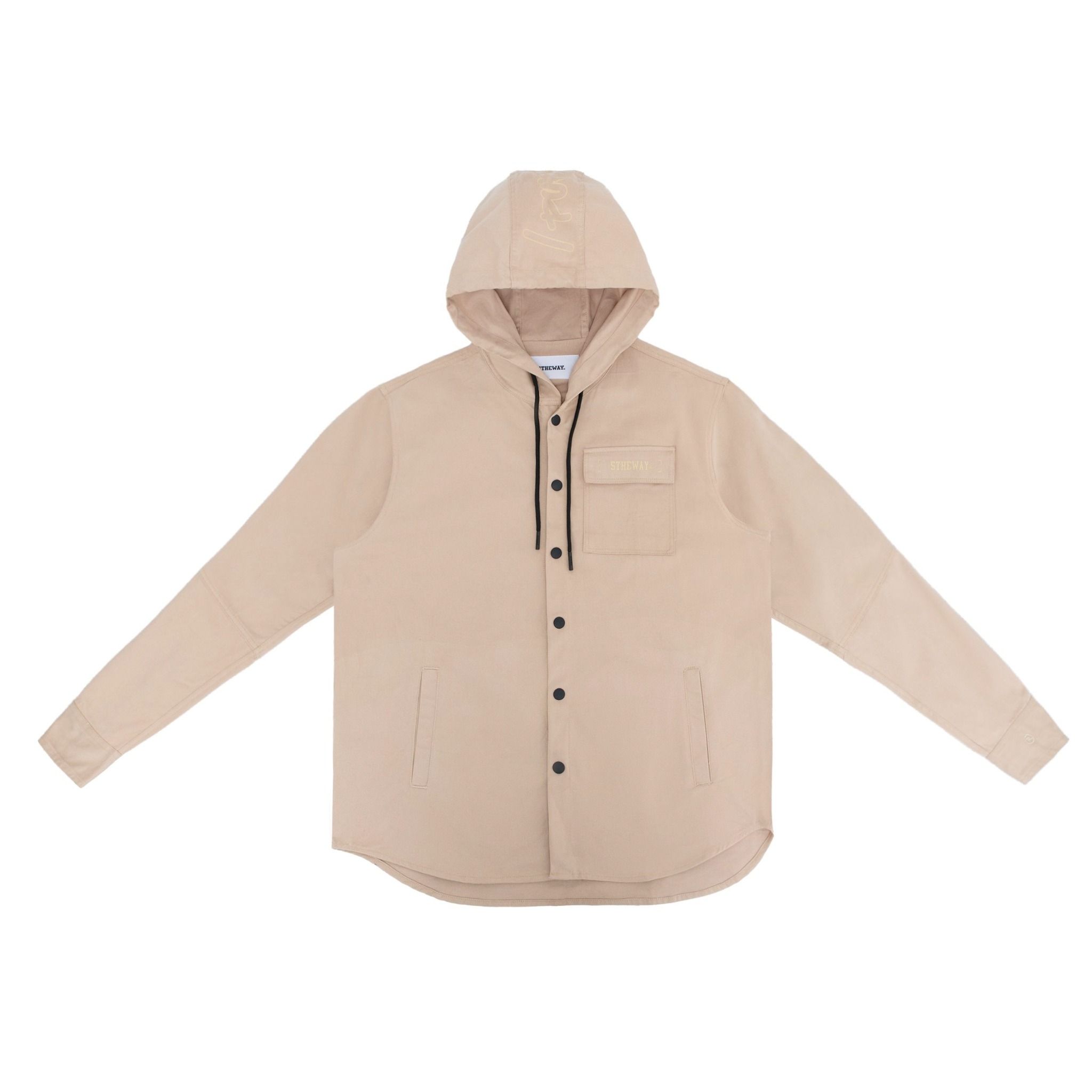 /public icon/ ZIGZAG HOODED KHAKI JACKET™