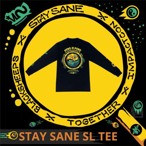  BLACKSHEEPS STAY SANE LS TEE 