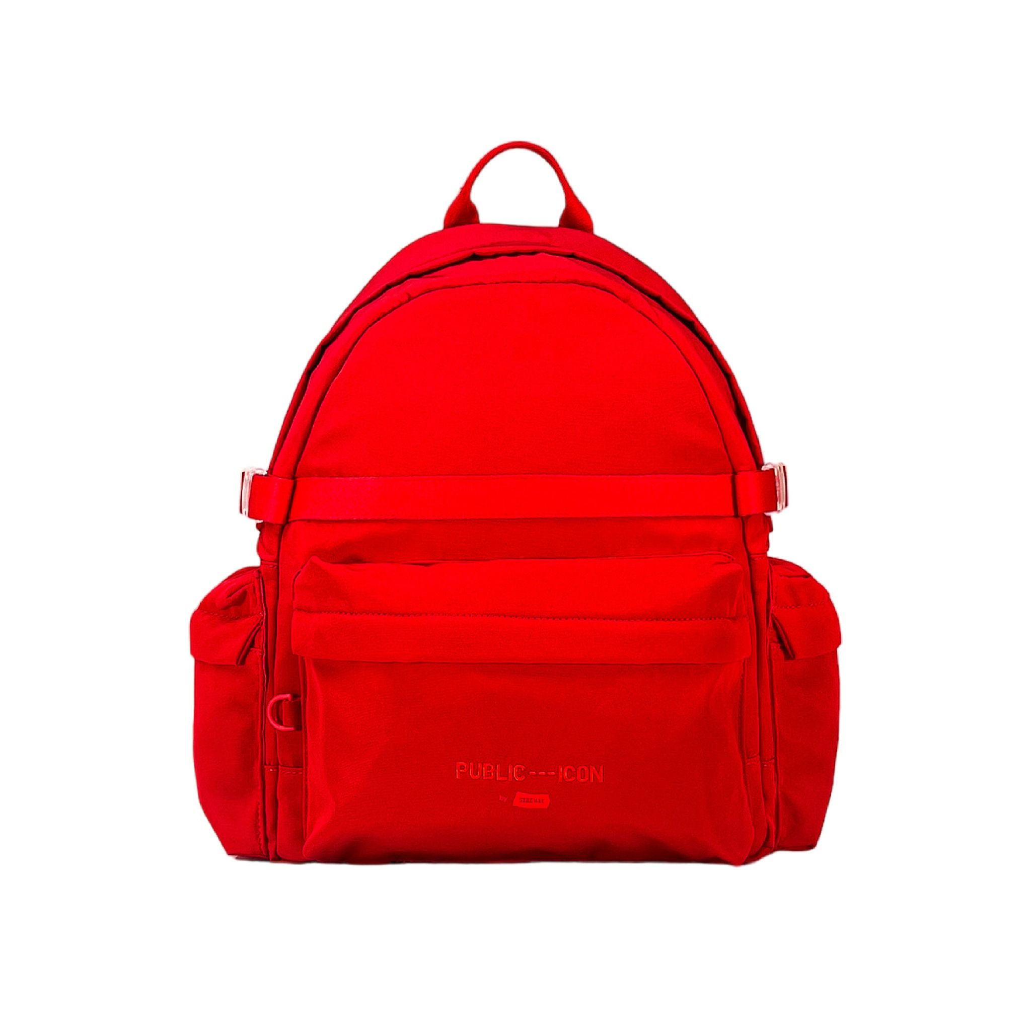 /mono colo/ BOXY ROCKET BACKPACK™ - CHERRY