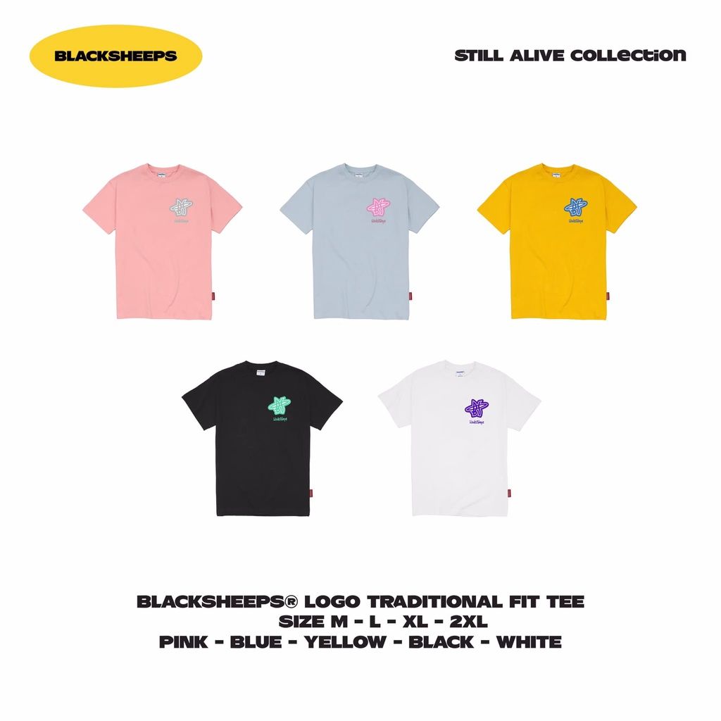 BlackSheeps Logo Traditional fit Tee