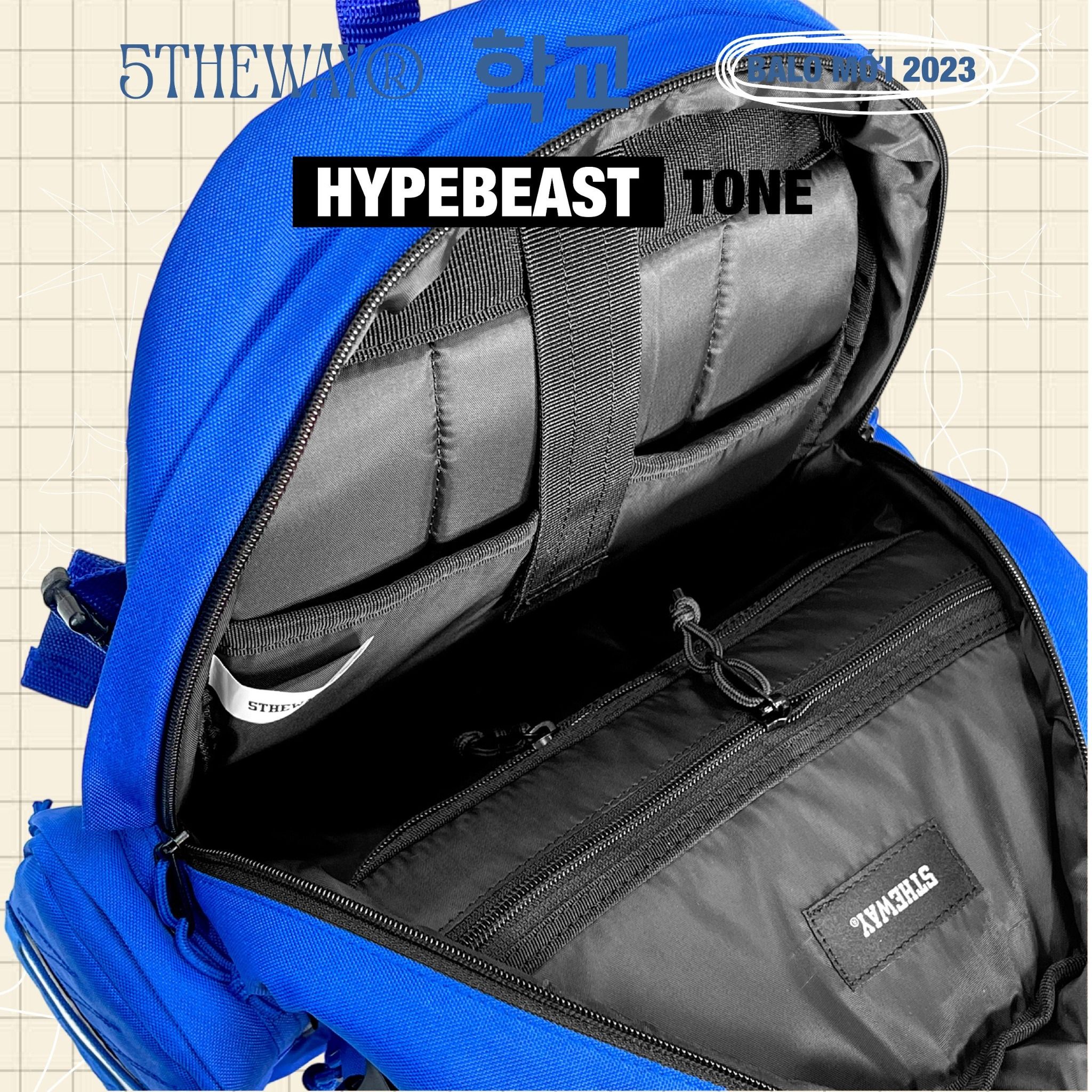 5THEWAY® 학교 HYPEBEAST TONE ROCKET BACKPACK™