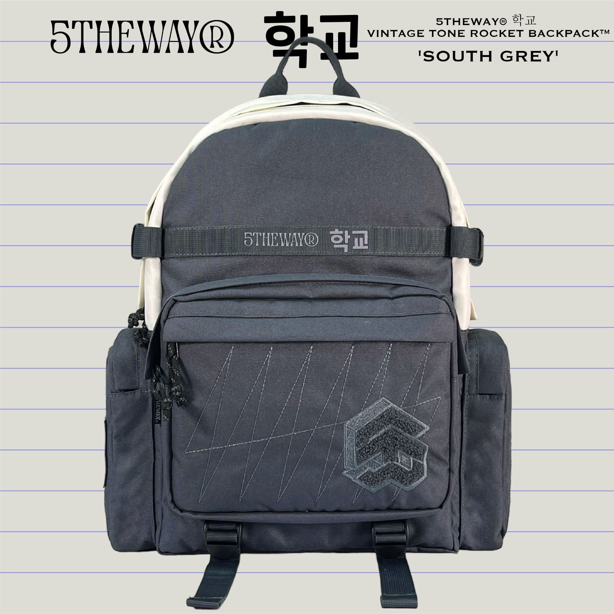 5THEWAY® 학교 VINTAGE TONE ROCKET BACKPACK™