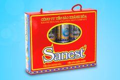 Nước yến sào Khánh Hòa Sanest lon 190ml, hộp 10 lon - 001H10