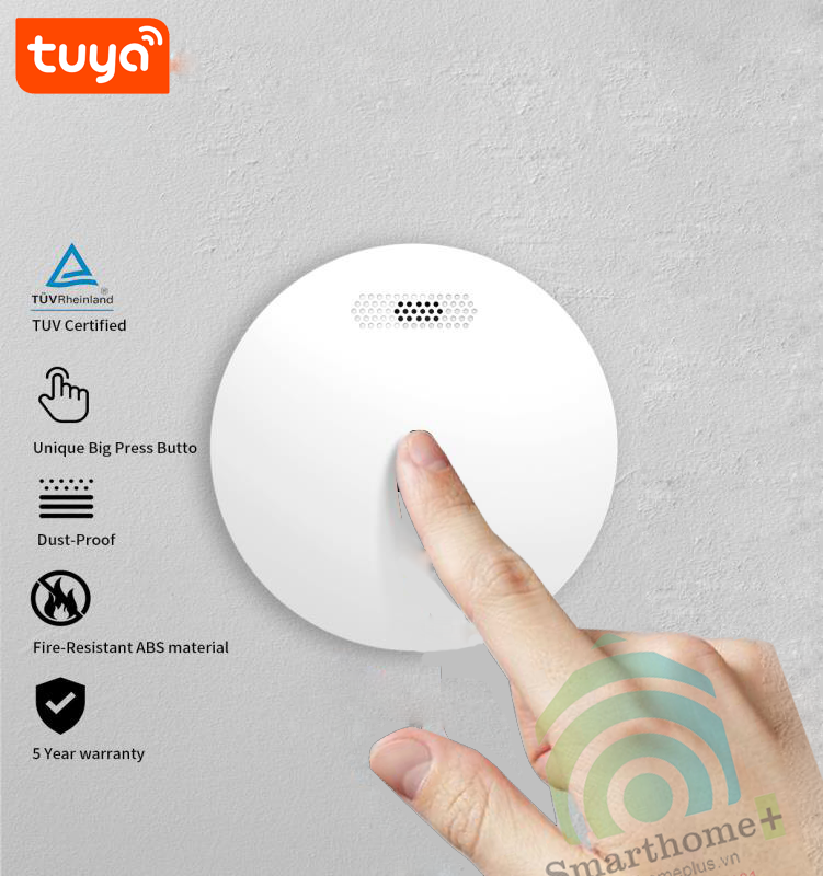 Đầu Cảm Biến Khói Báo Động Hỏa Hoạn Wifi Tuya ST-3