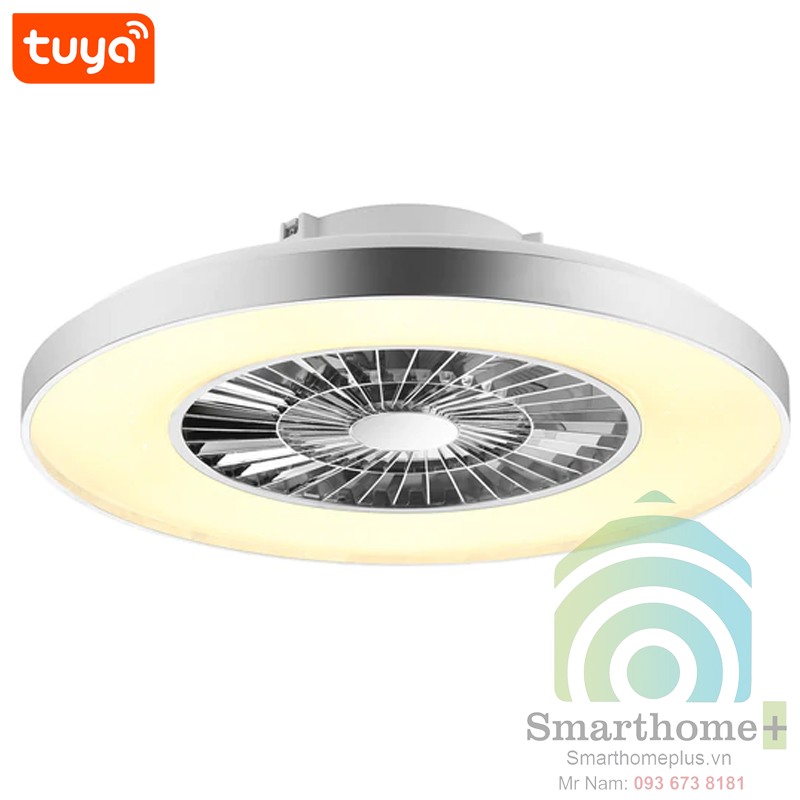 Đèn Quạt Trang Trí Cao Cấp Ốp Trần Wifi Tuya SHP-HUE101