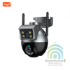 Camera Ngoài Trời 2 Mắt 2 Màn Hình Wifi Tuya SHP-CI21