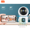 Camera Trong Nhà 2 Mắt 2 Màn Hình Wifi Tuya SHP-CI2